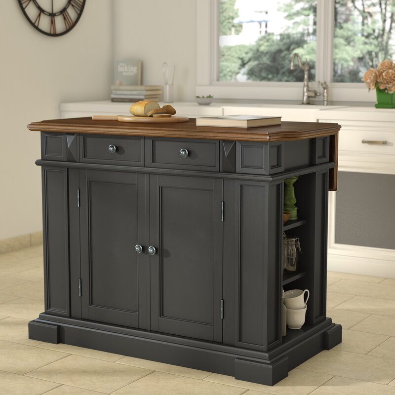 August Grove Collette Kitchen Island & Reviews | Wayfair